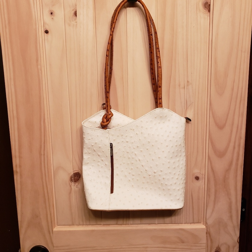 Authentic Italian leather hand bag